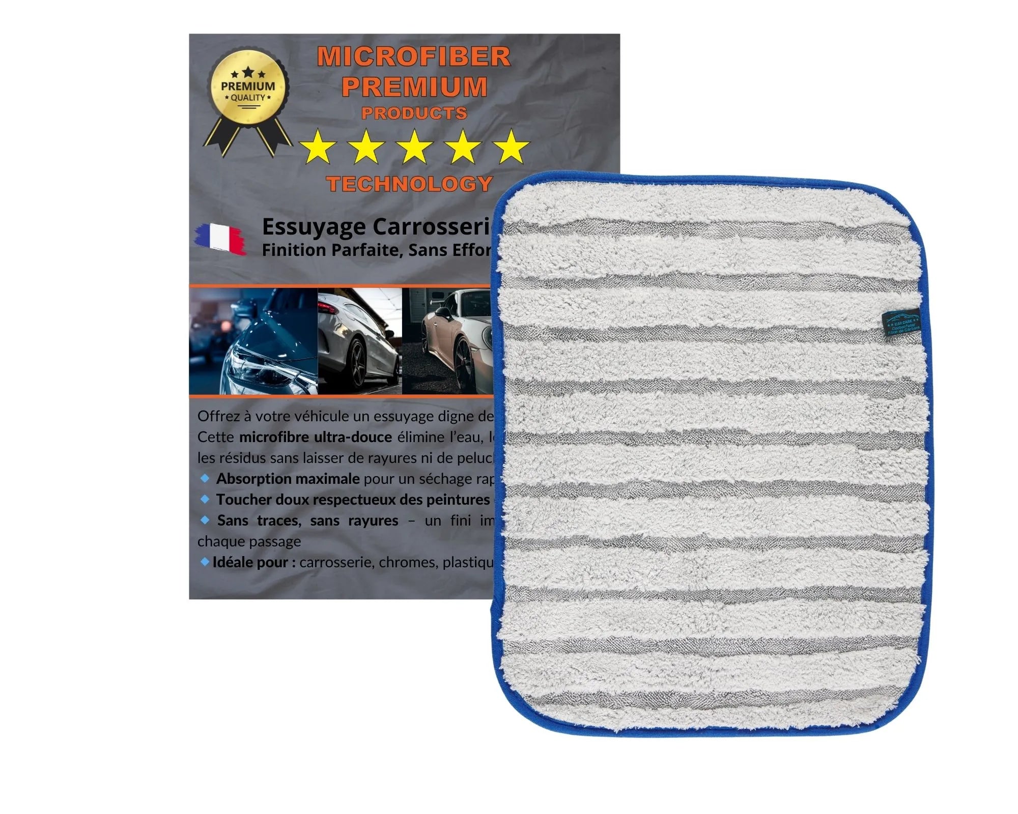 Microfibre Essuyage Auto