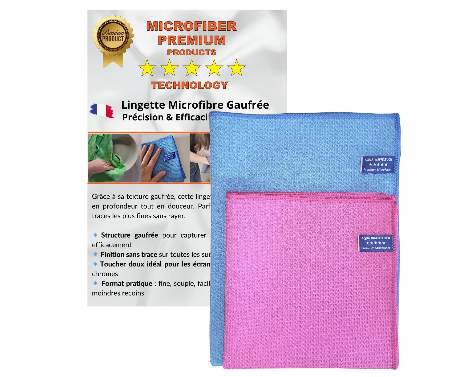 Lingette Microfibre Domestique