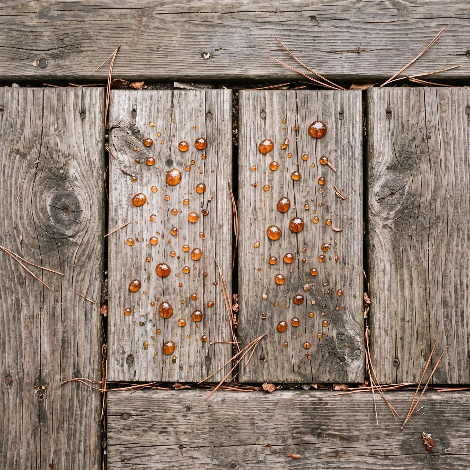 Resine sur bois
