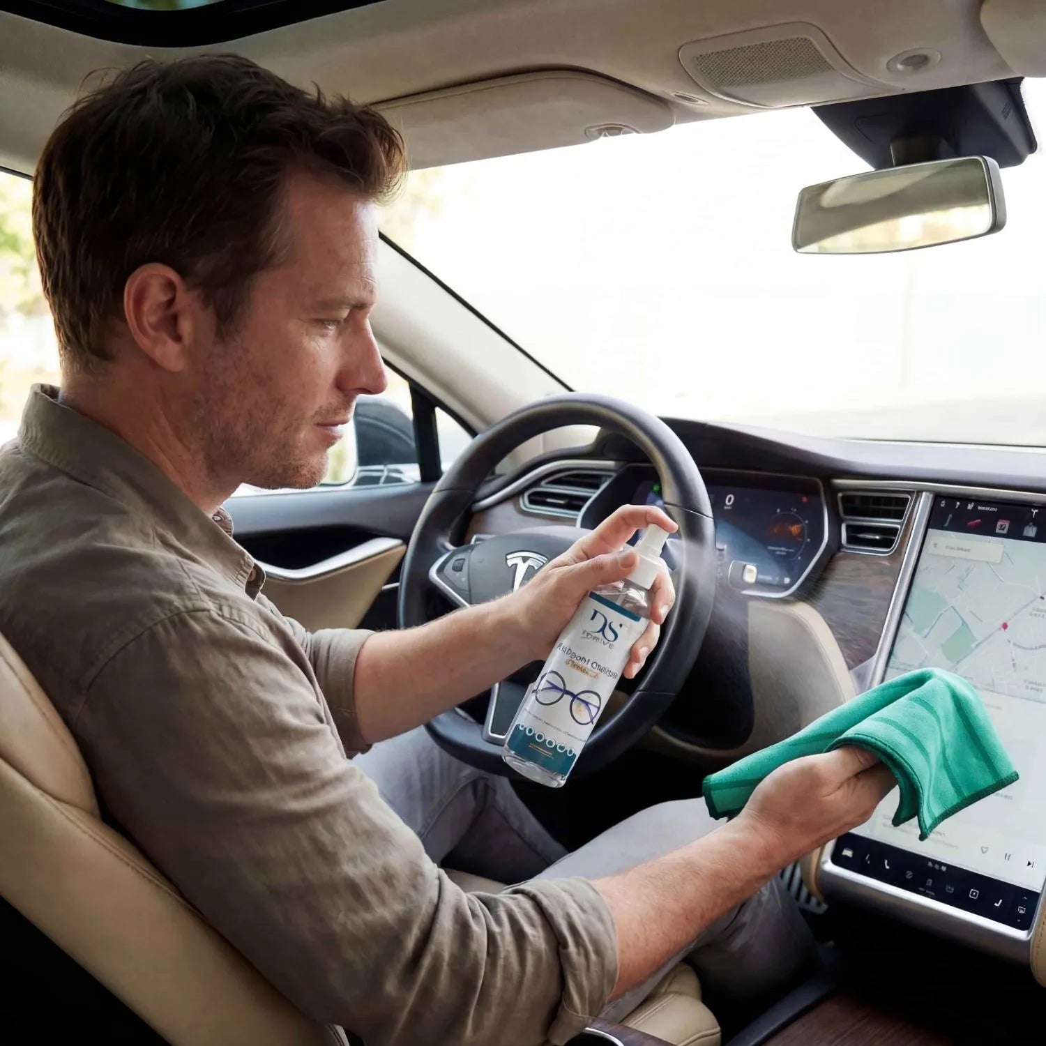 chiffon en bambou pour lunettes