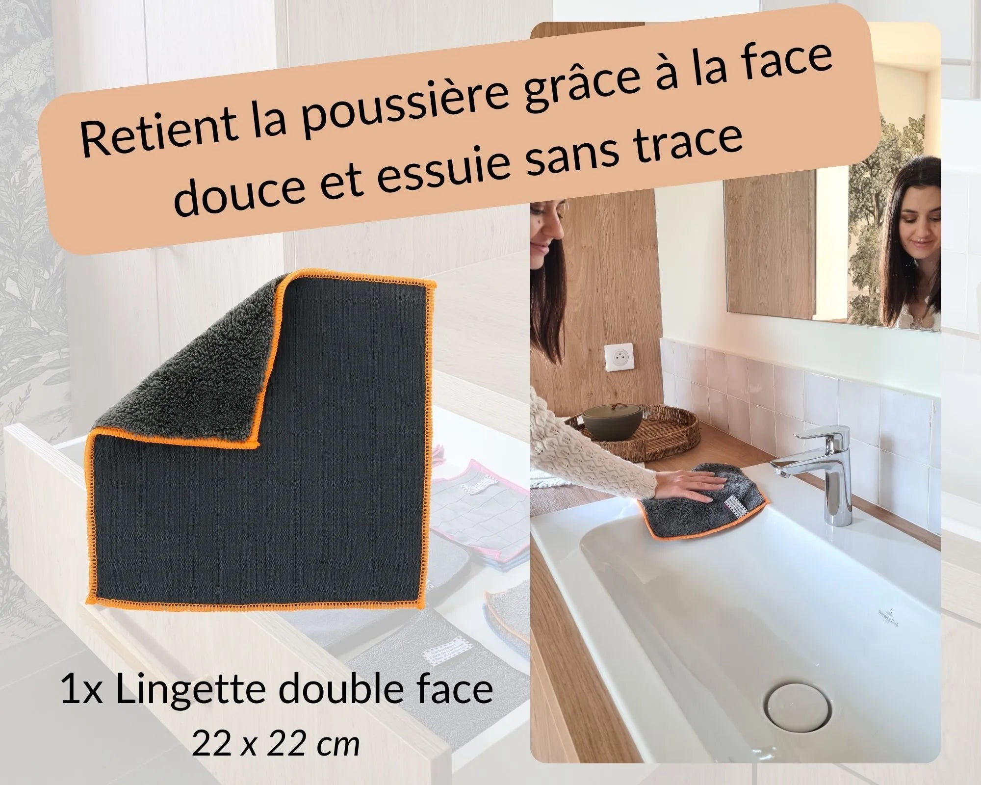 Chiffon Microfibre Pour Surfaces Fragiles