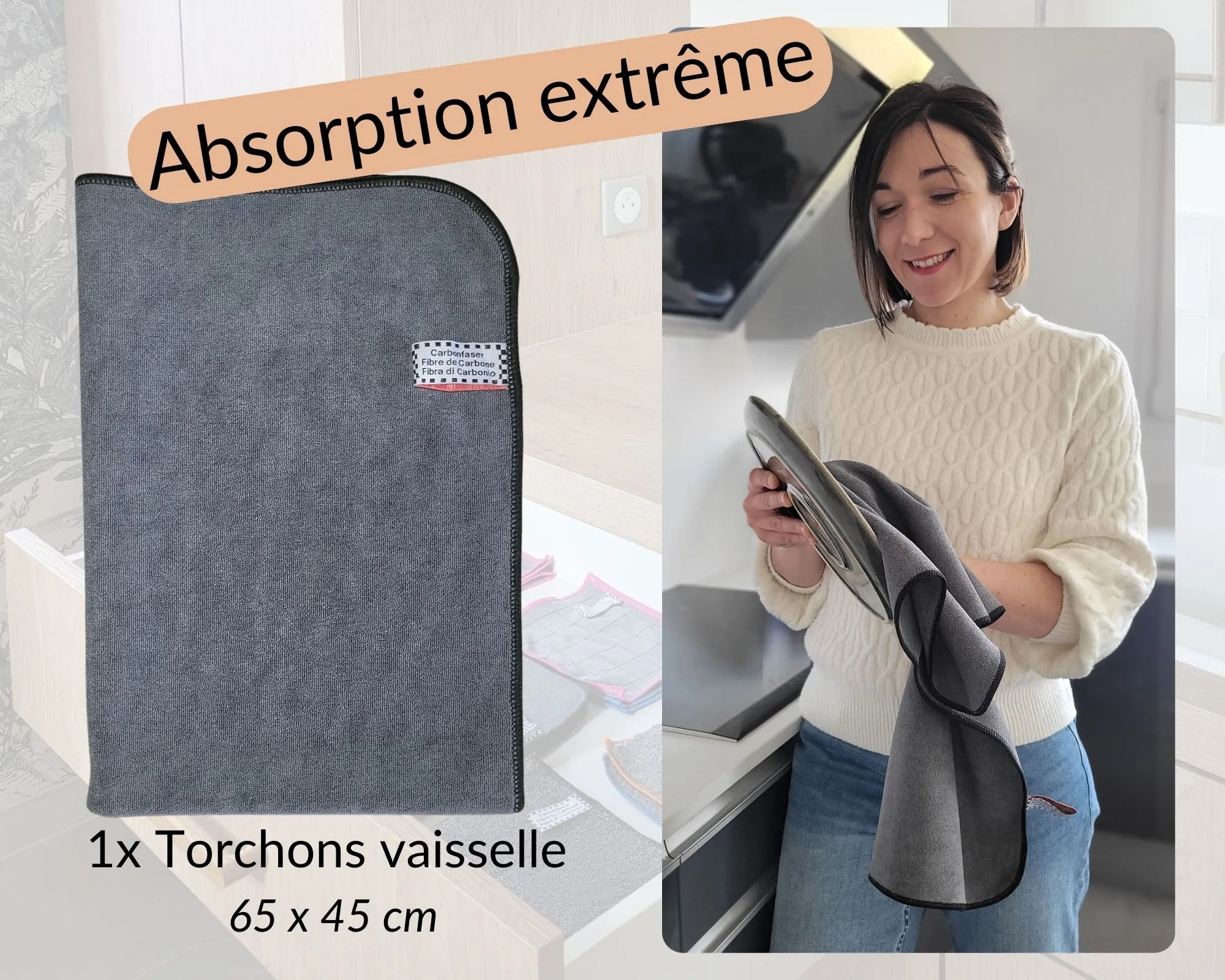 Microfibre Pour Nettoyage Cuisine