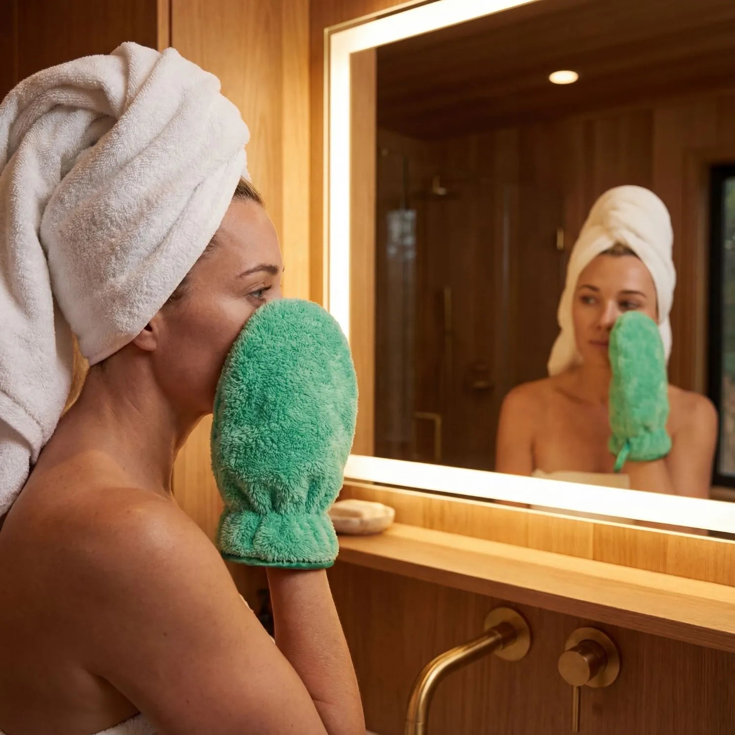 Gant Microfibre Maquillage