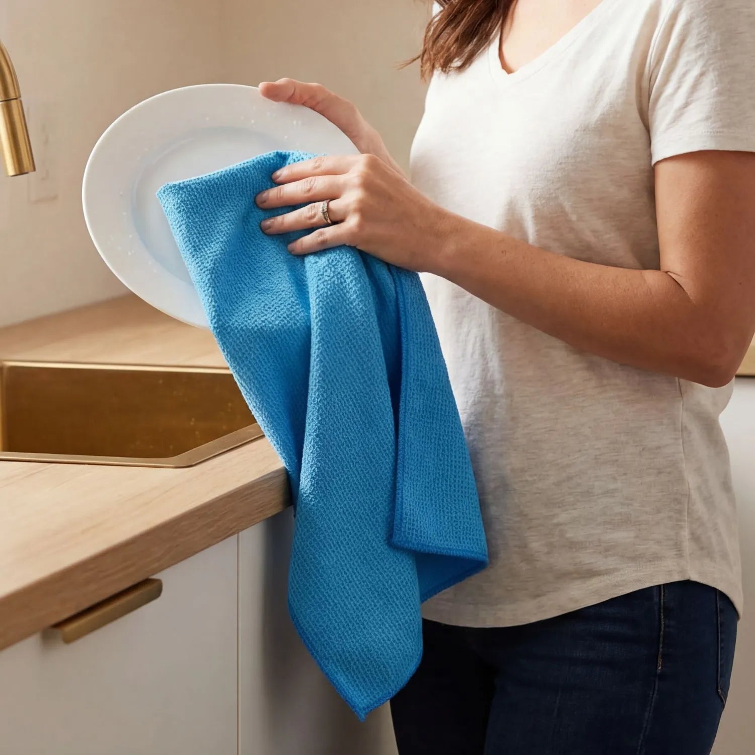 Chiffon Vaisselle Gaufrée