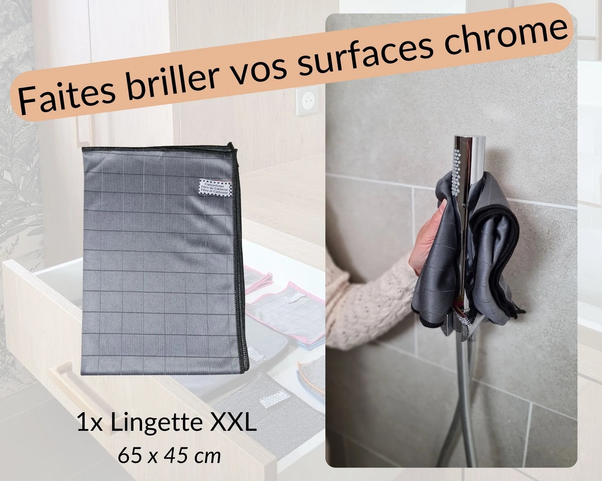 Microfibre Pour Vitres Et Miroirs