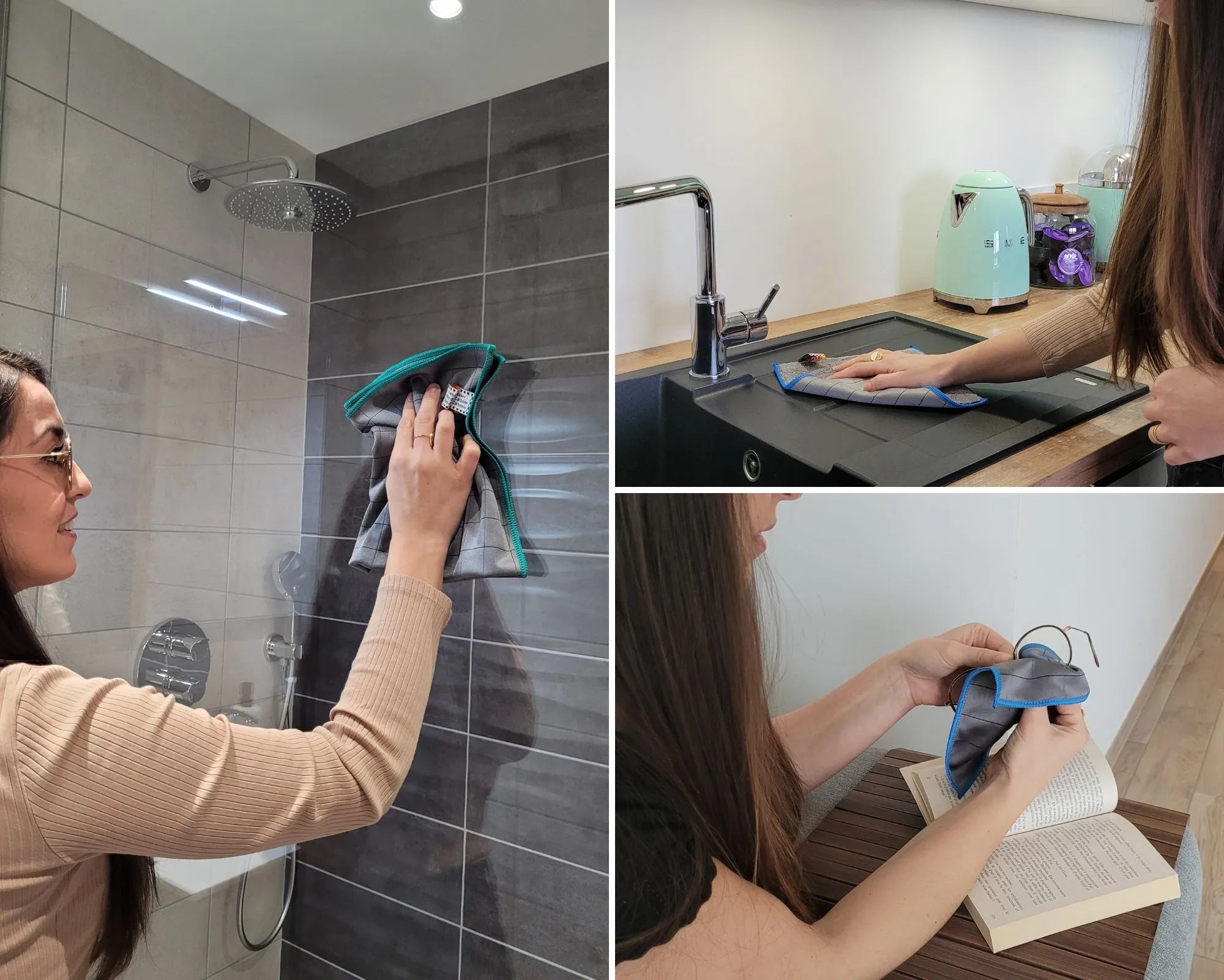 Chiffon Microfibre Réutilisable