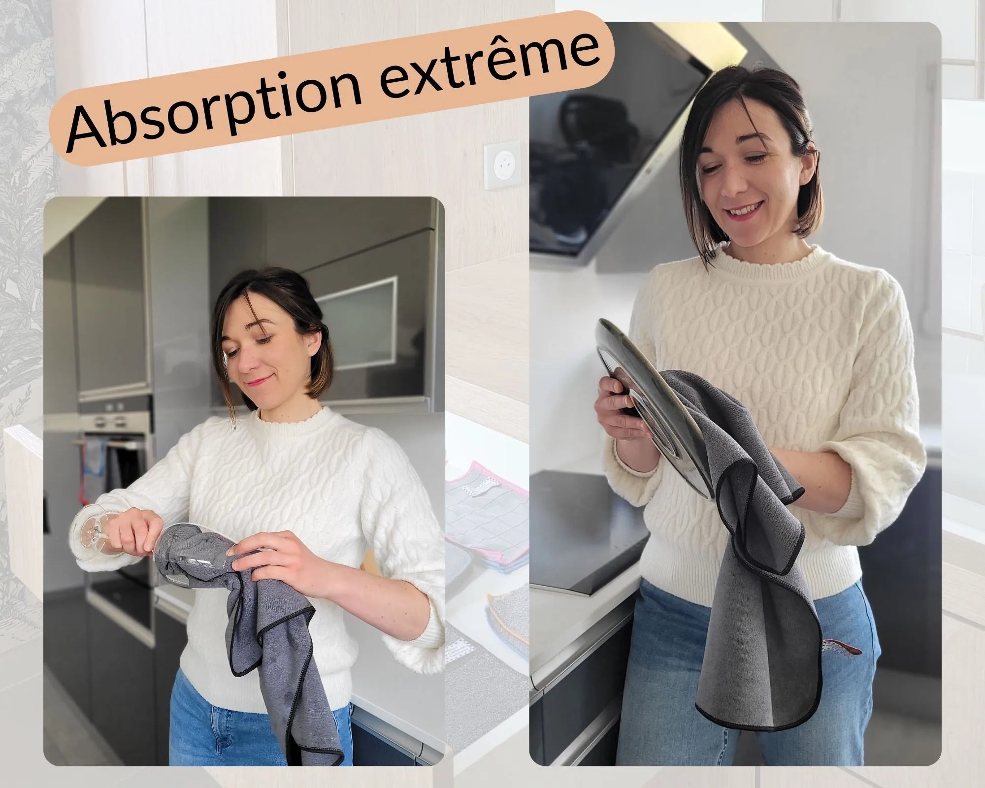 Microfibre De Nettoyage Zéro Déchet