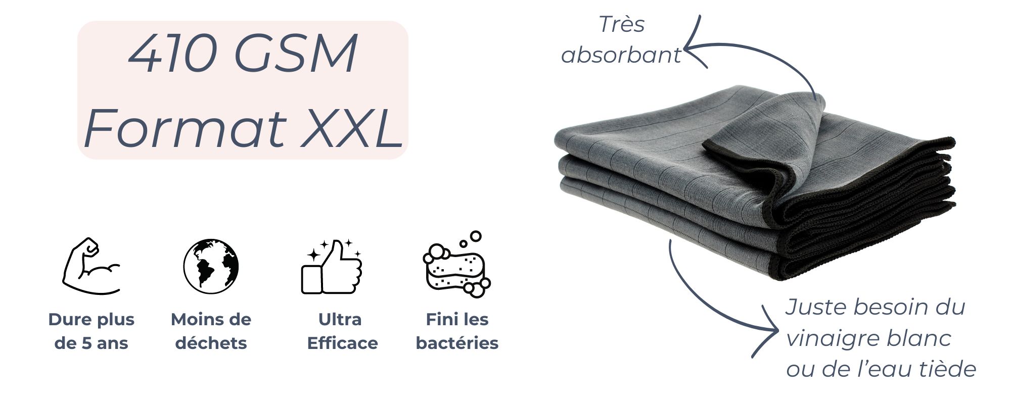 Microfibre absorbante